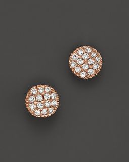 Dana Rebecca Designs Diamond Lauren Joy Mini Earrings in 14K Rose Gold