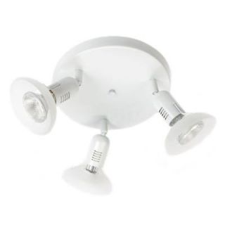 Globe Electric 3 Light White Canopy Floodlight Kit 5833301
