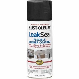Rust Oleum LeakSeal, Black, 12 oz. Spray