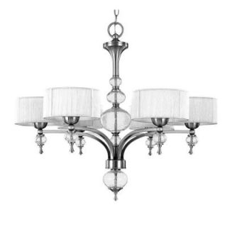 World Imports Bayonne Collection 6 Light Brushed Nickel Chandelier WI824637