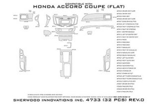 2013 Honda Accord Wood Dash Kits   Sherwood Innovations 4733 AD   Sherwood Innovations Dash Kits