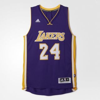 adidas Lakers Kobe Bryant Road Swingman Jersey   Purple