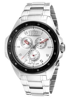 Men's Chronograph Silver Tone Stainless Steel Silver Tone Dial