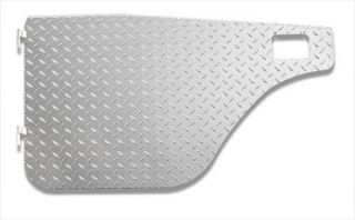 Warrior   Aluminum Diamond Plate Half Doors with Slider Style Latch   Fits 1955 to 1975 M38A1 and CJ5