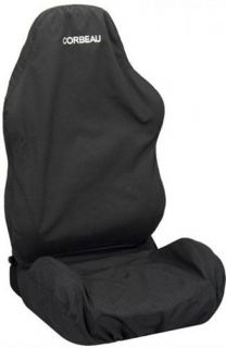 Corbeau   Corbeau Moab Seat Saver Front Black Seat Cover Poly Canvas TR6701MB