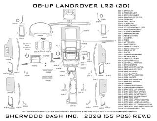 2008 2013 Land Rover LR2 Wood Dash Kits   Sherwood Innovations 2028 CF   Sherwood Innovations Dash Kits