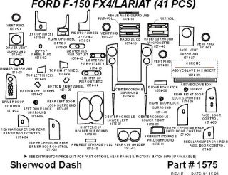 2004 2008 Ford F 150 Wood Dash Kits   Sherwood Innovations 1575 CF   Sherwood Innovations Dash Kits