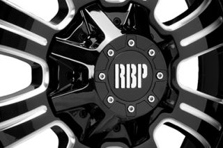 2007 2015 Jeep Wrangler Alloy Wheels & Rims   RBP 99R 2010 73 25MB   RBP 99R Fury Glossy Black & Machined Wheels