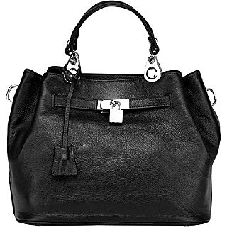 Vicenzo Leather Phebean Italian Leather Shoulder Bag