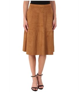 Vince Camuto Faux Suede Midi Skirt