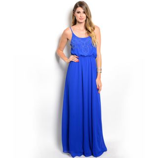 Shop the Trends Womens Short Flutter Sleeve Maxi Dress with Rounded