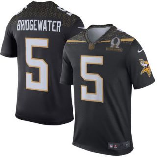 Teddy Bridgewater Team Irvin Nike 2016 Pro Bowl Game Jersey   Black