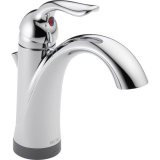 Delta Lahara Single Handle Centerset Bathroom Faucet with Diamond Seal