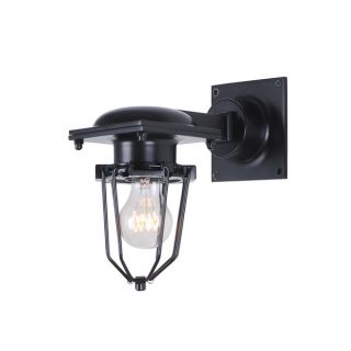Elegant Lighting Kingston Collection 1451 Wall Lamp with Black Finish