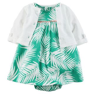 Carter's® Sleeveless Floral Dress and Cardigan Set   Baby Girl newborn 24m