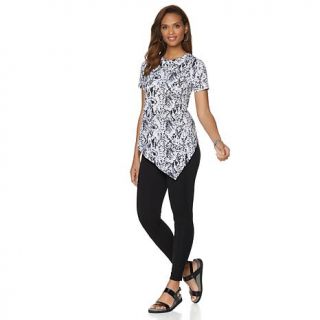 Serena Williams Printed Asymmetric Hem Top   8016132
