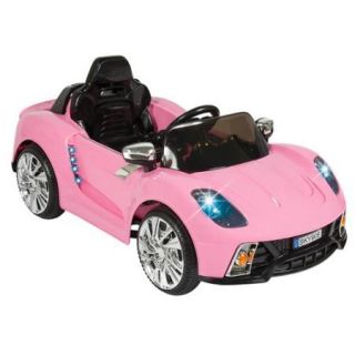 12V Ride On Car Kids W/  Electric Battery Power Remote Control RC Pink