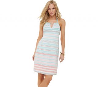 Womens Tommy Bahama Kohala Stripe Halter Dress