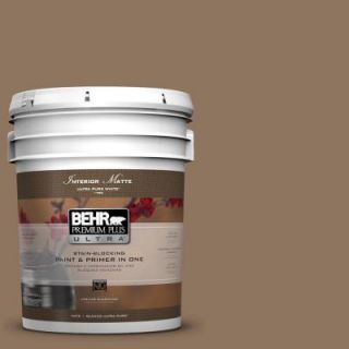 BEHR Premium Plus Ultra 5 gal. #700D 6 Belgian Sweet Flat/Matte Interior Paint 175305