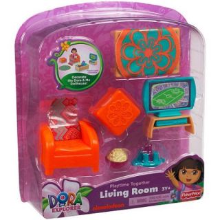 Fisher Price Dora the Explorer Playtime Together Dora and Me Dollhouse ...