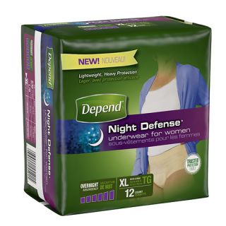 Depend Incontinence Underwear for Women, Maximum Absorbency Extra Large Soft Peach