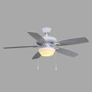 Hampton Bay Gazebo II 52 in. Indoor/Outdoor White Ceiling Fan YG188 WH