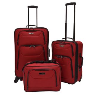 Travelers Choice Richmond 3 piece Expandable Spinner Luggage Set in