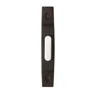 Craftmade BS3 RB Rectangle Surface Lighted Push Door Bell Button in Rustick Brick