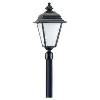 Sea Gull Lighting Bancroft 1 Light Outdoor Black Post Top DISCONTINUED 89322PBLE 12
