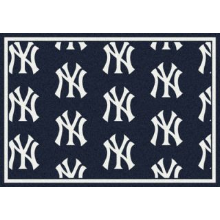 Milliken MLB Team Repeat New York Yankees Baseball Novelty Rug