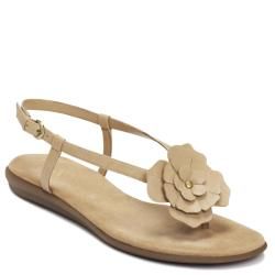 A2 by Aerosoles Womens Chloverleaf Tan Flower Gladiator Sandals