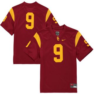 Nike #9 USC Trojans Youth Cardinal Replica Football Jersey