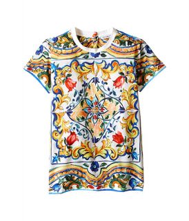 Dolce & Gabbana Kids Escape Maiolica T Shirt (Big Kids)