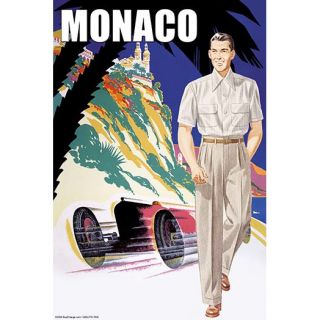 Monaco Mens 50s Fashion I by Sara Pierce Vintage Advertisement by