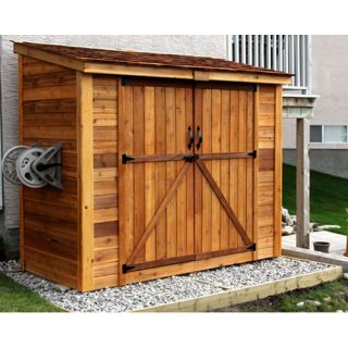 SpaceSaver 8 Ft. W x 4 Ft. D Garden Shed with Double Doors by Outdoor