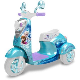 Disney Frozen 3 Wheel Scooter 6 Volt Battery Powered Ride On