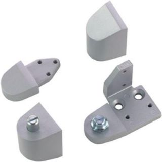Global Door Controls Aluminum Amarlite Style Right Hand Offset Pivot TH1112 RH AL