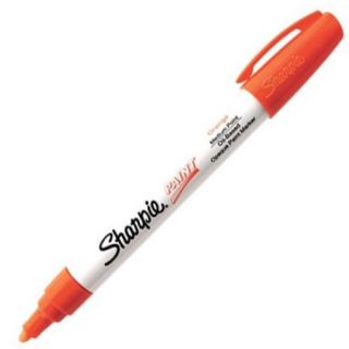 Sharpie Paint Marker Pen Oil Based Medium Point Orange Box of 12 Markers
