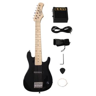 Berry Toys 30 in. Electric Guitar Set   Black   Kids Musical Instruments