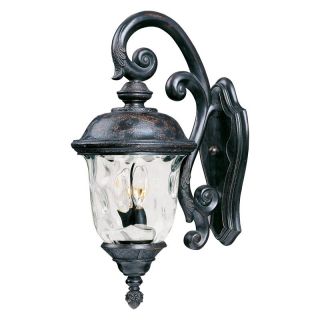 Maxim 40496WGOB Carriage House VX Outdoor Wall Mount   9W in. Oriental Bronze   Outdoor Wall Lights