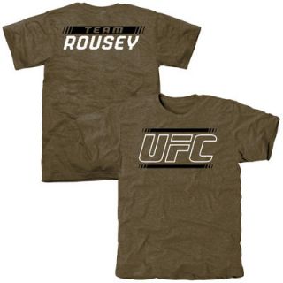 UFC Ronda Rousey Alpha Team Tri Blend T Shirt   Olive