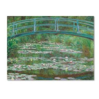Trademark Fine Art 35 in. x 47 in. "The Japanese Footbridge 1899" Canvas Art BL01439 C3547GG