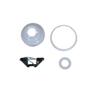 Gazebo 52 in. White Ceiling Fan Replacement Mounting Bracket and Canopy Set 114024055