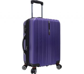 Travelers Choice Tasmania 21 Expandable Spinner Luggage   Purple
