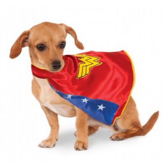 Rubies Wonder Woman Multicolored Polyester Cape Pet Costume
