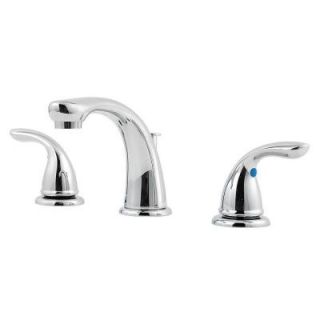 Pfister Pfirst Series 8 in. Widespread 2 Handle Bathroom Faucet in Polished Chrome LG149 6100