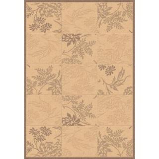 Dynamic Rugs Piazza Natural/Brown 7 ft. 10 in. x 10 ft. 10 in. Indoor/Outdoor Area Rug PZ91225423001