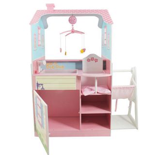 Teamson Kids Baby Nursery Doll House   Pink    Teamson Design Corp