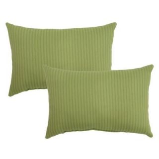 Hampton Bay Apple Texture Outdoor Lumbar Pillow (2 Pack) 7363 02002800
