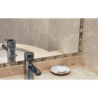 Artscape Jazz 1 in. x 2 in. Beige Multi Colored High Gloss Murano Medley Self Adhesive Decorative Mirror Tile 05 0100